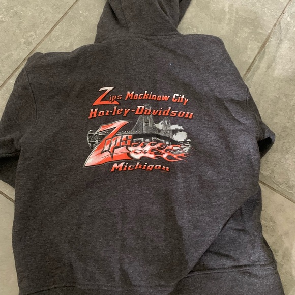 Harley Davidson kids jacket and black pullover. - Picture 2 of 2